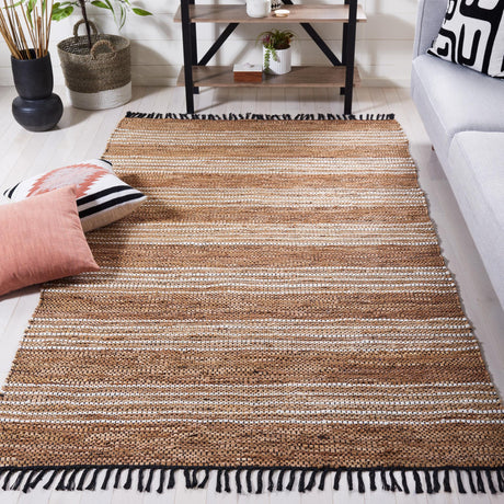 Safavieh Vintage Leather Vtl601B Brown/Natural Rugs.