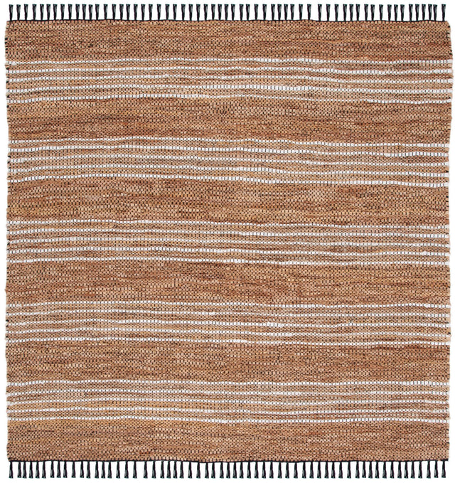 Safavieh Vintage Leather Vtl601B Brown/Natural Rugs.