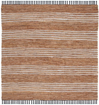 Safavieh Vintage Leather Vtl601B Brown/Natural Area Rug