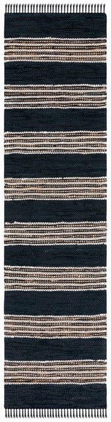 Safavieh Vintage Leather Vtl601Z Black/Natural Rugs.
