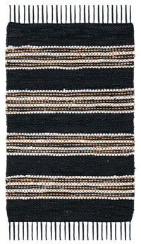 Safavieh Vintage Leather Vtl601Z Black/Natural Area Rug