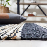 Safavieh Vintage Leather Vtl601Z Black/Natural Rugs.