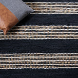 Safavieh Vintage Leather Vtl601Z Black/Natural Rugs.