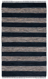 Safavieh Vintage Leather Vtl601Z Black/Natural Rugs.