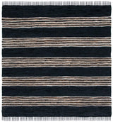 Safavieh Vintage Leather Vtl601Z Black/Natural Rugs.