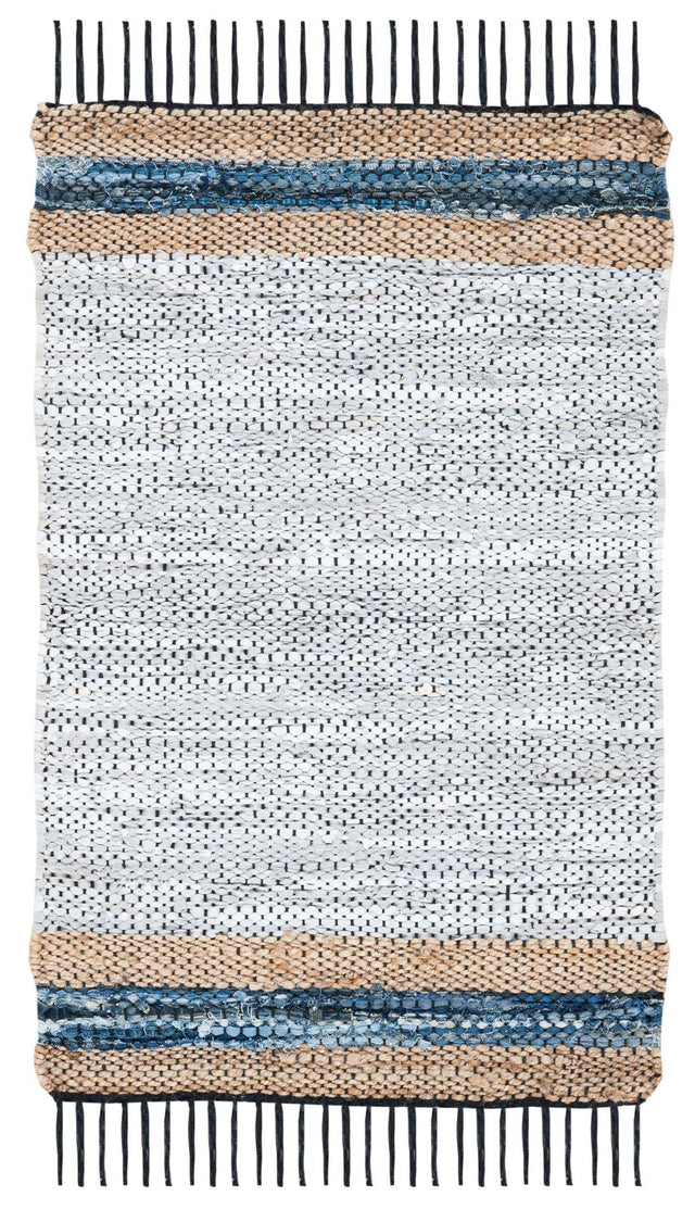 Safavieh Vintage Leather Vtl602F Grey/Natural Rugs.