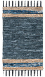 Safavieh Vintage Leather Vtl602M Blue/Natural Rugs.