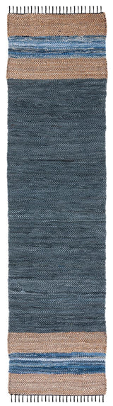 Safavieh Vintage Leather Vtl602M Blue/Natural Rugs.