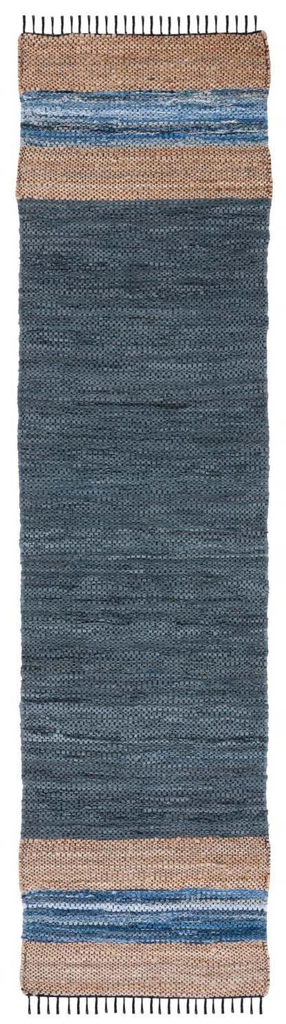 Safavieh Vintage Leather Vtl602M Blue/Natural Area Rug