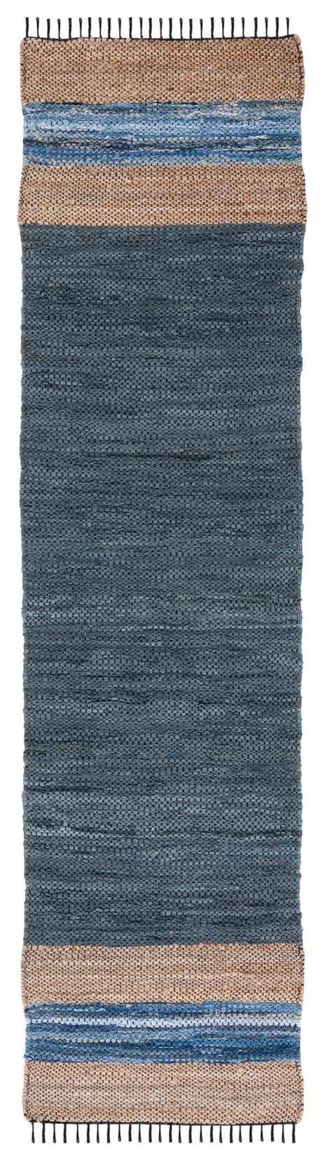 Safavieh Vintage Leather Vtl602M Blue/Natural Rugs.