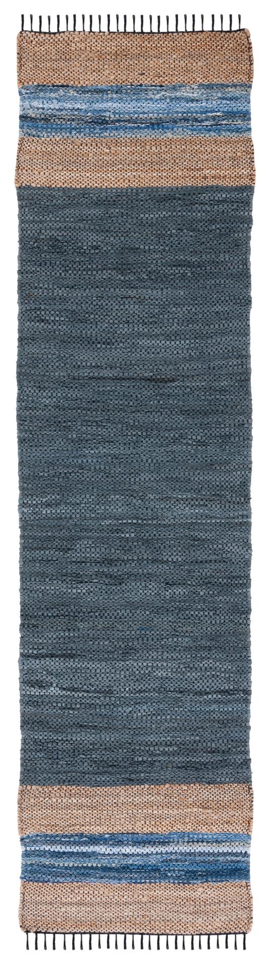 Safavieh Vintage Leather Vtl602M Blue/Natural Rugs.