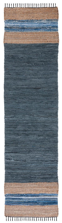 Safavieh Vintage Leather Vtl602M Blue/Natural Area Rug