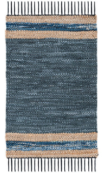 Safavieh Vintage Leather Vtl602M Blue/Natural Area Rug