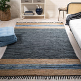 Safavieh Vintage Leather Vtl602M Blue/Natural Rugs.
