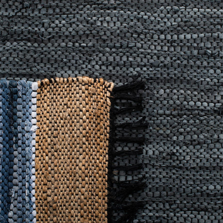Safavieh Vintage Leather Vtl602M Blue/Natural Rugs.