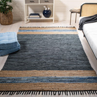 Safavieh Vintage Leather Vtl602M Blue/Natural Area Rug