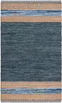 Safavieh Vintage Leather Vtl602M Blue/Natural Rugs.