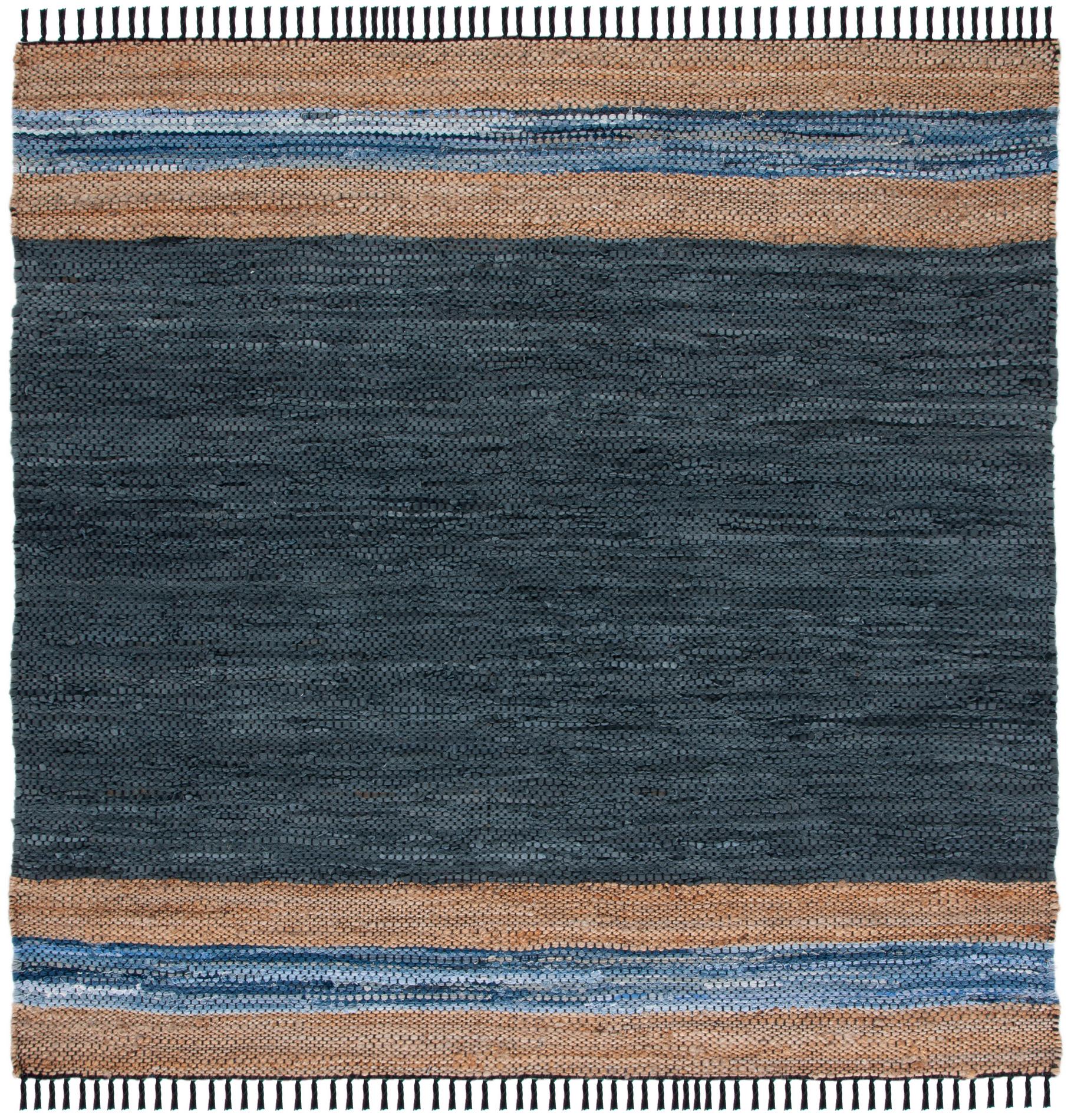 Safavieh Vintage Leather Vtl602M Blue/Natural Area Rug