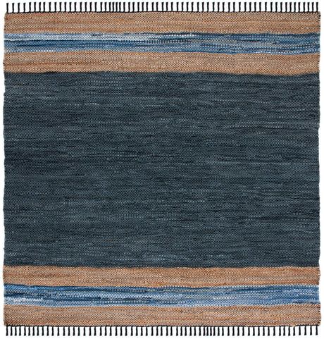 Safavieh Vintage Leather Vtl602M Blue/Natural Rugs.