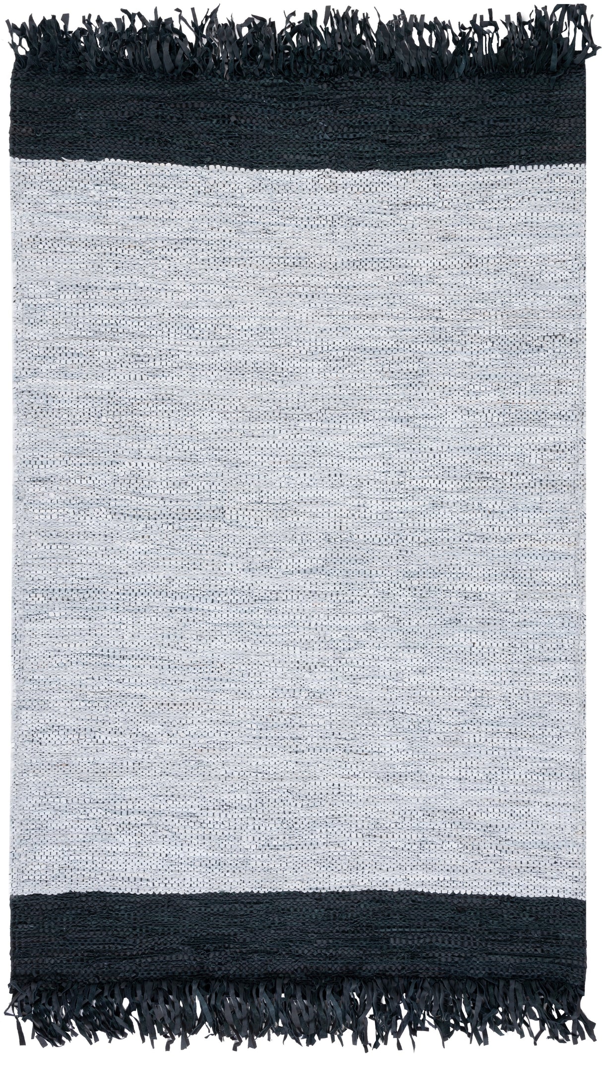 Safavieh Vintage Leather Vtl701A Ivory/Black Rug.