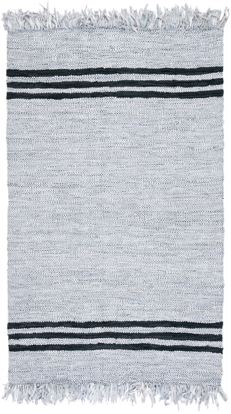Safavieh Vintage Leather Vtl702A Ivory/Black Rug.