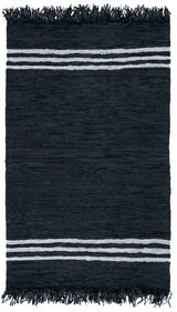 Safavieh Vintage Leather Vtl702H Black/Ivory Rug.