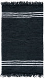 Safavieh Vintage Leather Vtl702H Black/Ivory Rug.