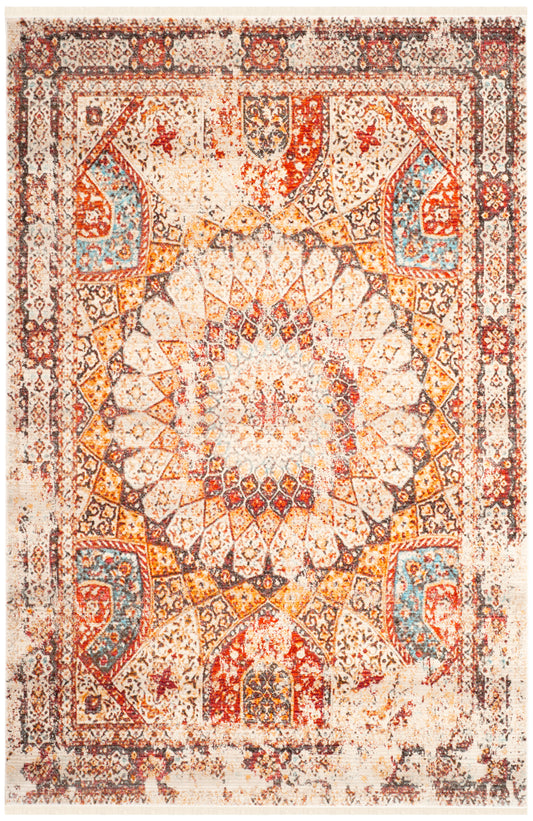 Safavieh Vintage Persian Vtp412R Cream/Rust Area Rug