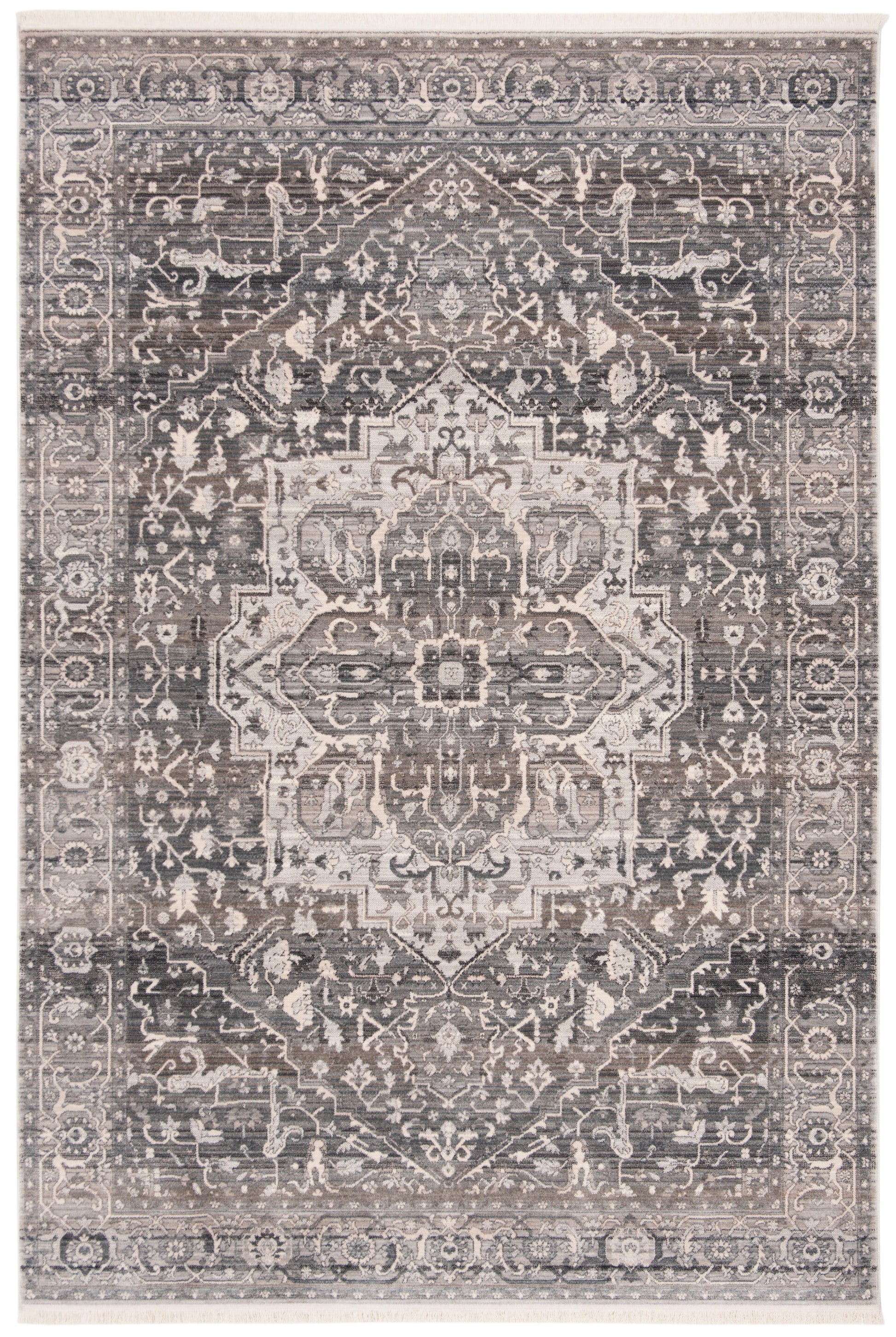 Safavieh Vintage Persian Vtp479F Grey/Charcoal Area Rug