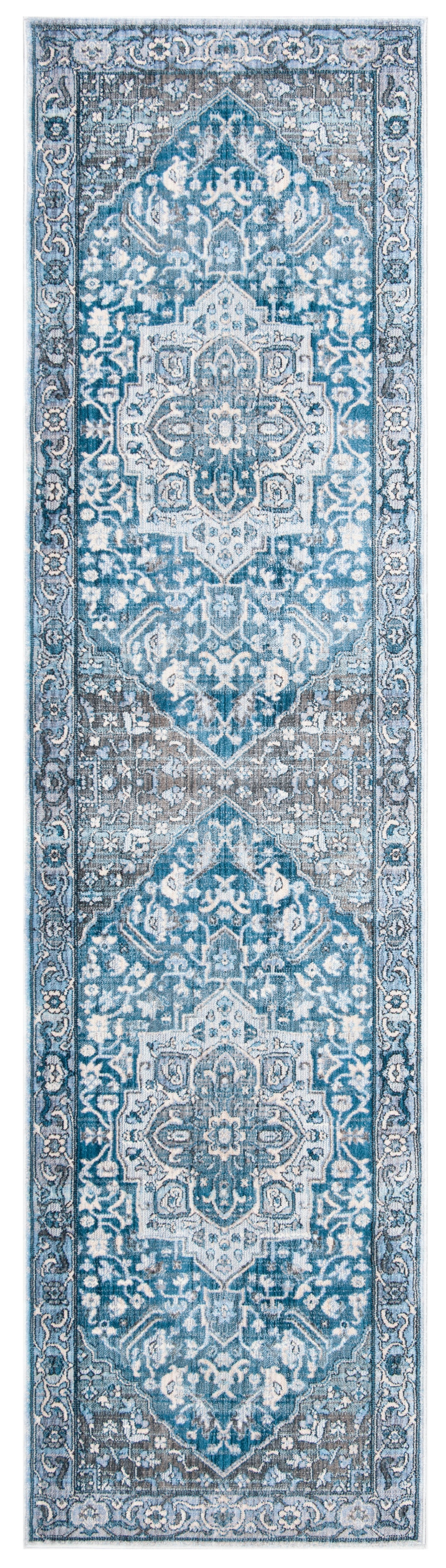 Safavieh Vintage Persian Vtp479H Charcoal/Blue Area Rug