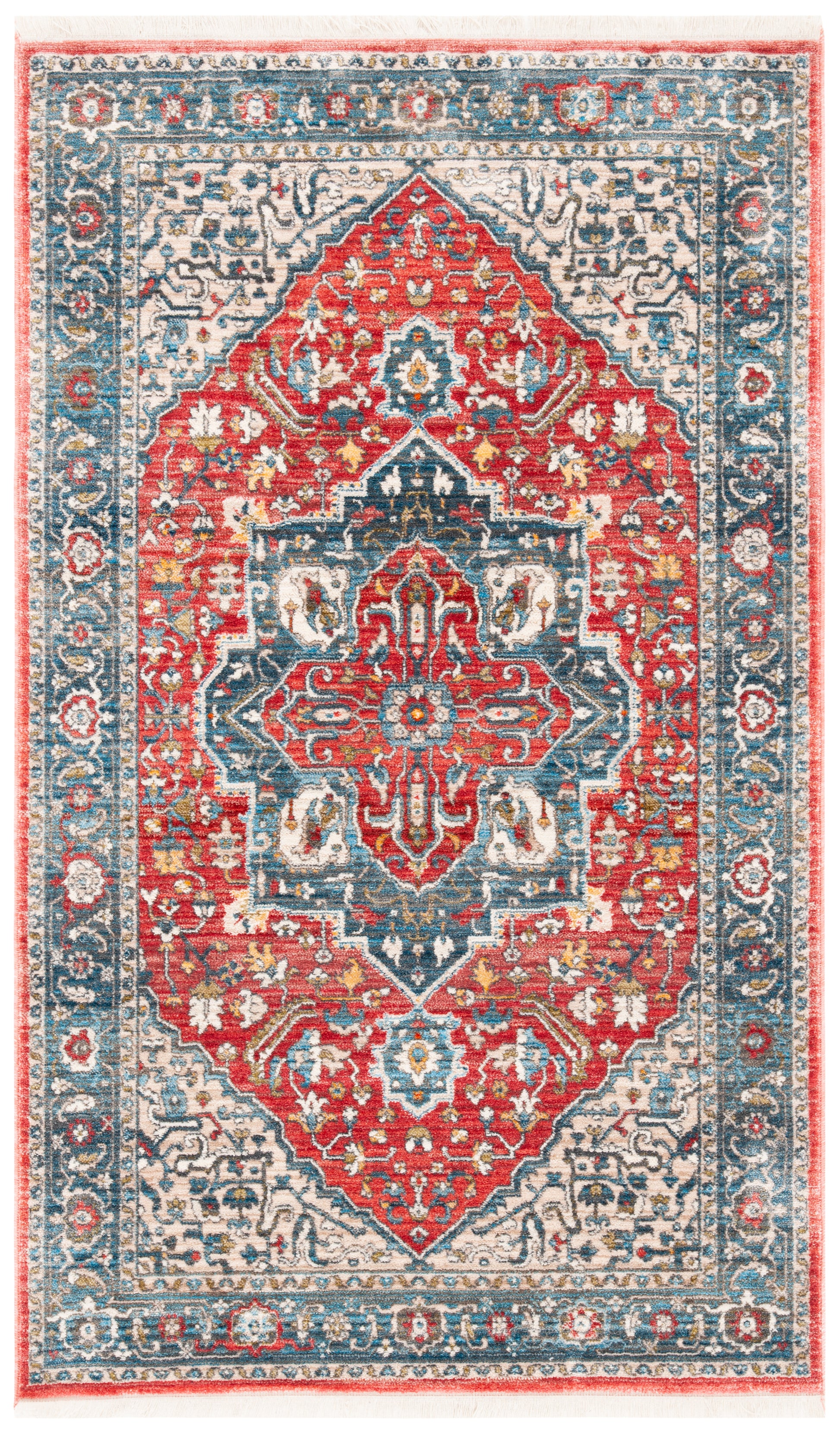 Safavieh Vintage Persian Vtp479M Red/Blue Area Rug