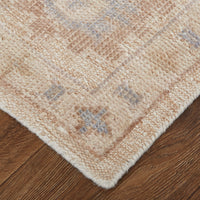 Feizy Wendover 6862F Tan/Blue Area Rug