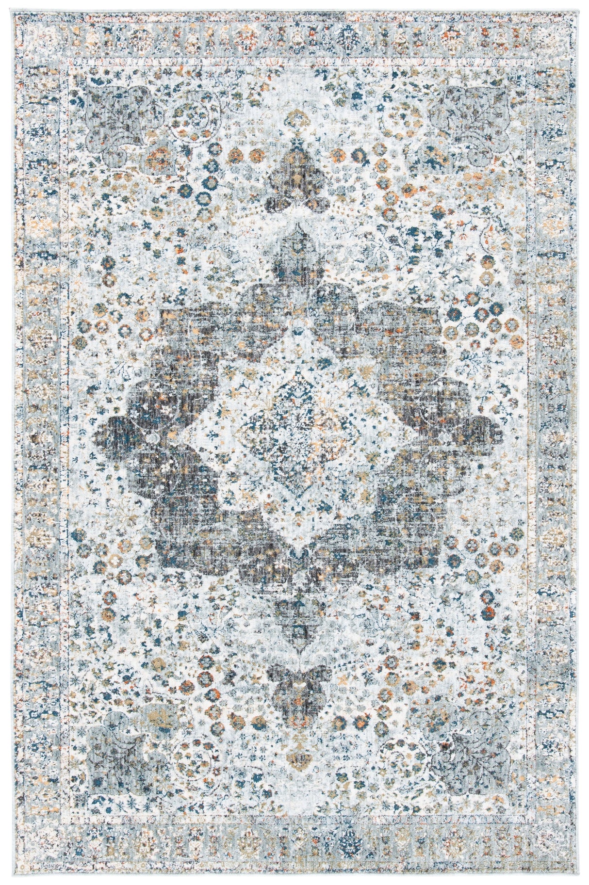 Safavieh Winston Wnt198A Beige/Grey Rug.