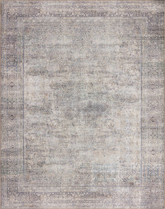 Loloi Wynter Wyn-03 Silver/Charcoal Area Rug