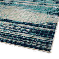 Kaleen Zuma Beach Zum11-17 Blue, Turquoise, Lt Blue, Navy Area Rug