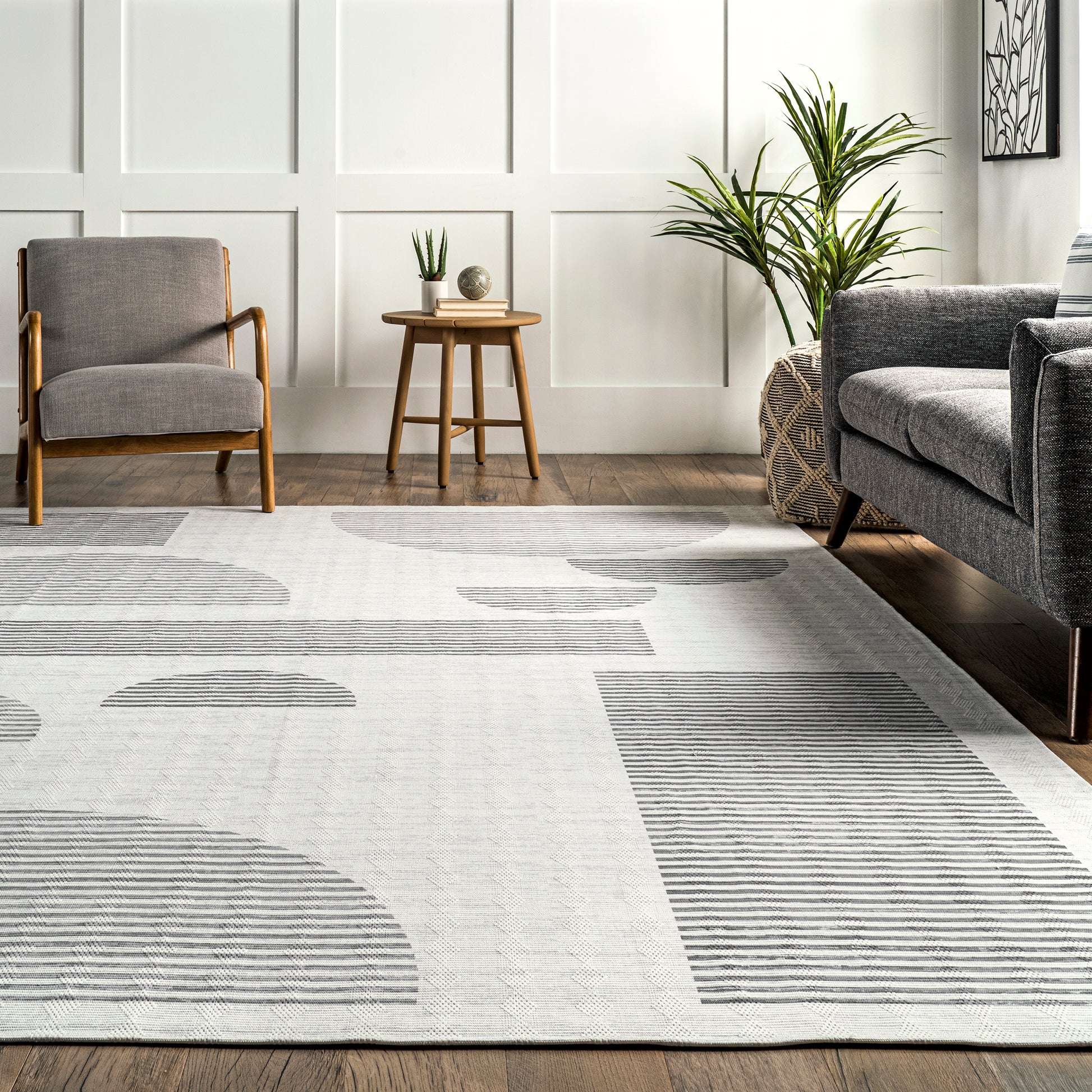 AreaRugs.com Wavaj Nwa1035A Beige Area Rug