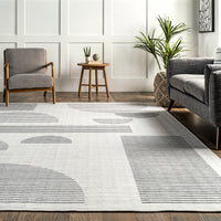 AreaRugs.com Wavaj Nwa1035A Beige Area Rug