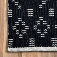 Nuloom Lilith Starry Tribal Nli2796A Black Area Rug