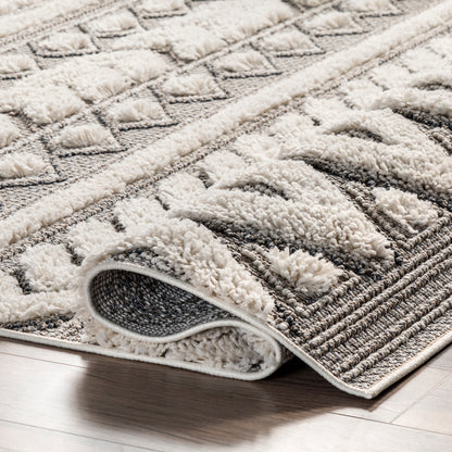 Nuloom Rebecca Textured Nre3003B Gray Area Rug