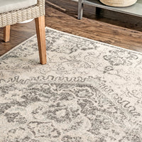 Nuloom Vintage Maranda Nvi3149D Gray Area Rug