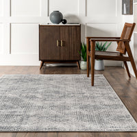 Nuloom Karie Tribal Nka1707A Light Gray Area Rug