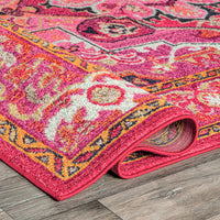 Nuloom Vintage Mackenzie Nvi2239C Violet Pink Area Rug