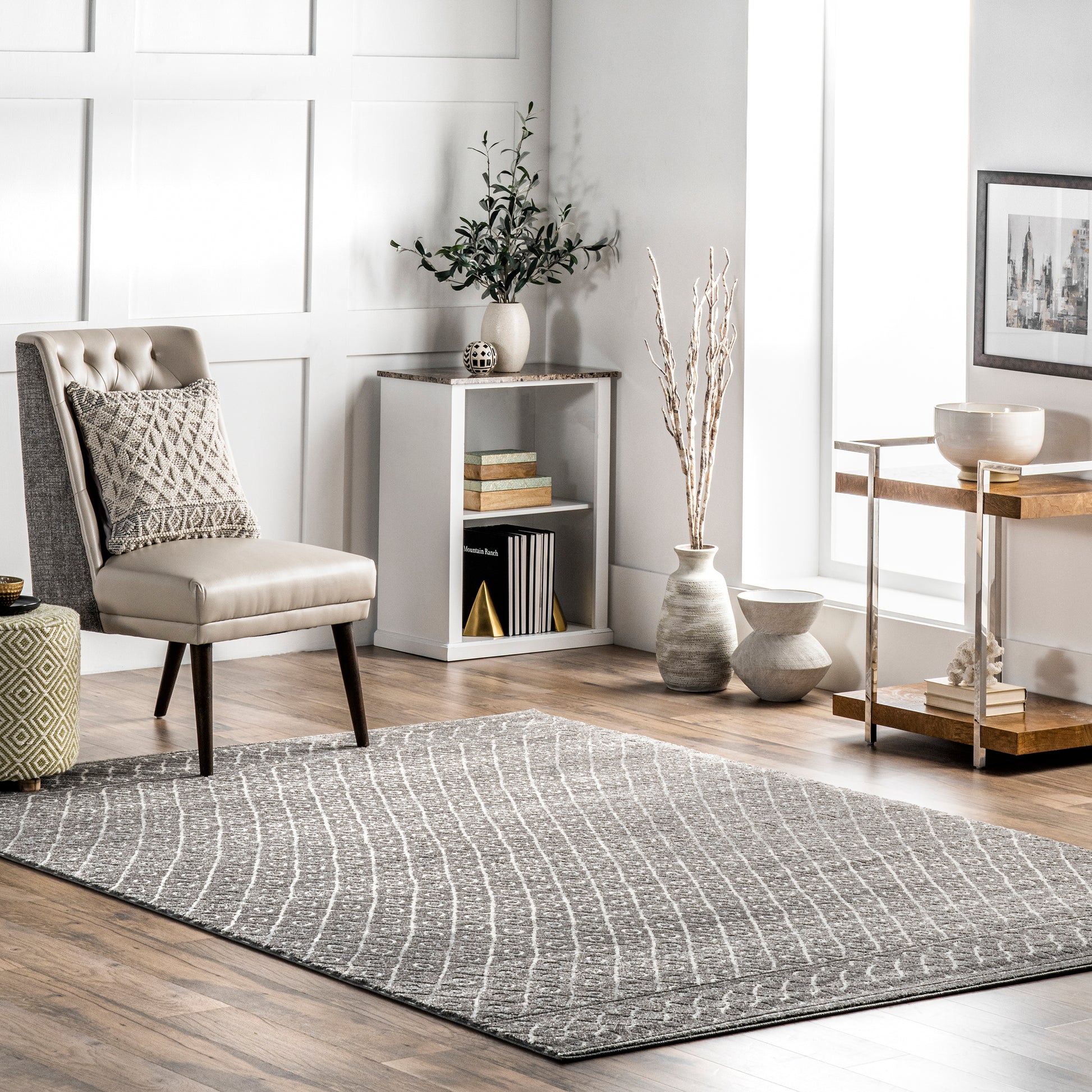 Nuloom Hayden Trellis Nha3243A Beige Area Rug