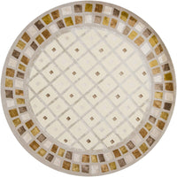 Chandra Aadi Aad1308 Ivory / Brown / Gold / Mocha Geometric Area Rug