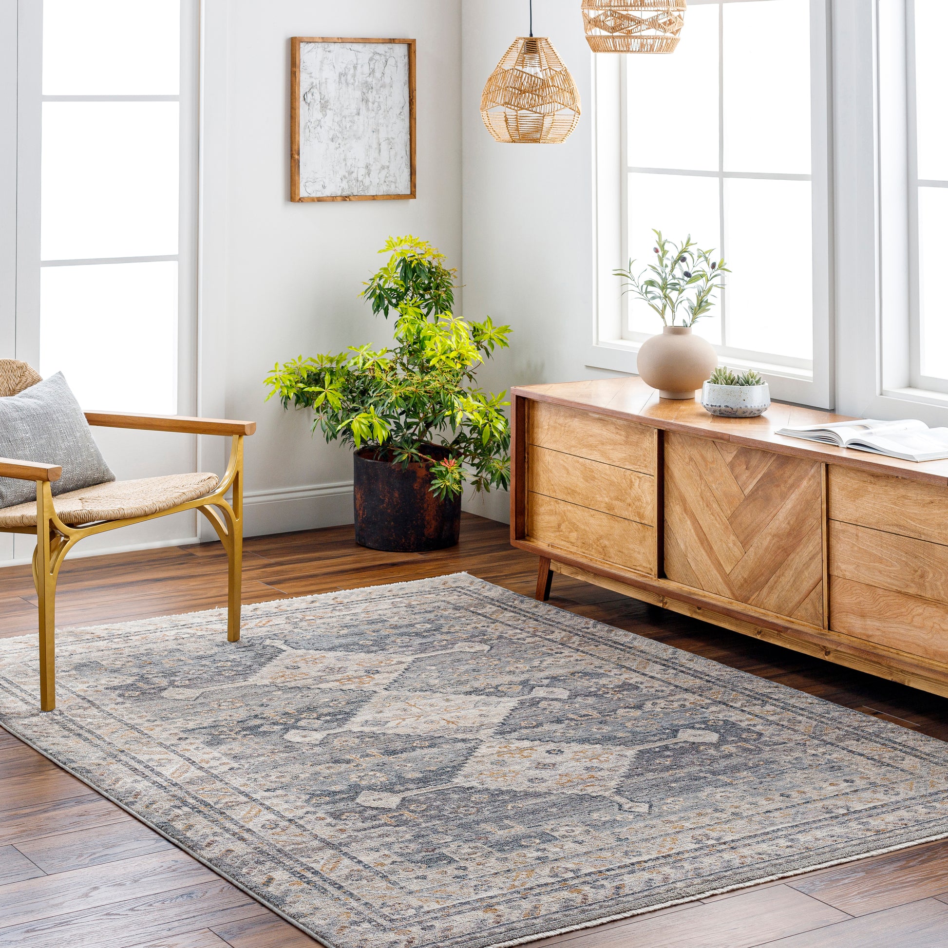 Surya Aida Aad-2305 Tan & Ivory Area Rug