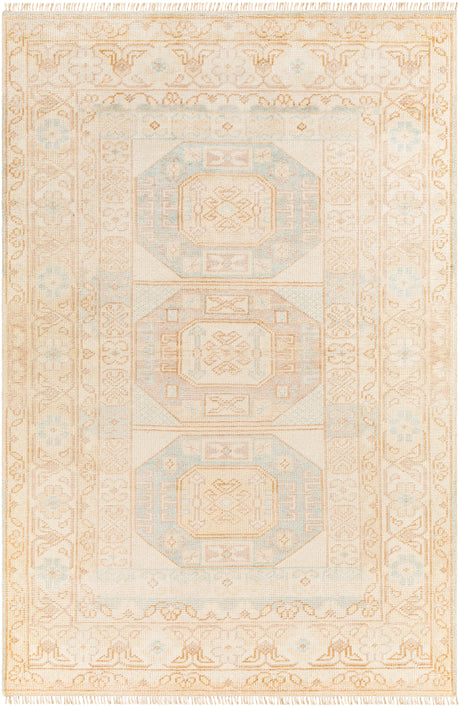 Surya Anadolu Aau-2304 Aqua, Blush, Beige, Wheat Rugs.