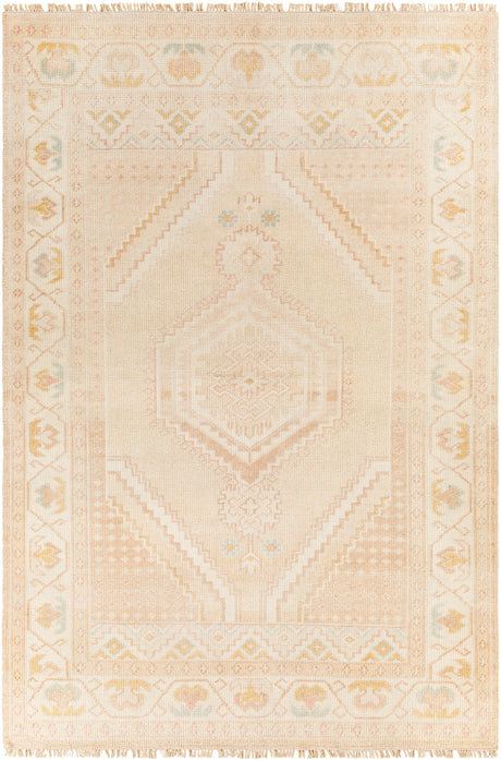 Surya Anadolu Aau-2305 Blush, Beige, Aqua, Wheat Rugs.