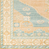 Surya Anadolu Aau-2308 Camel, Beige, Aqua, Dark Blue Rugs.