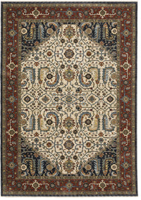 Oriental Weavers Sphinx Aberdeen 752W1 Ivory/ Red Area Rug