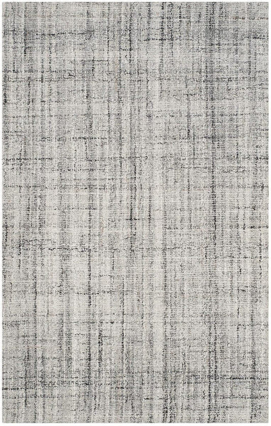Safavieh Abstract Abt141B Grey / Black Solid Color Area Rug